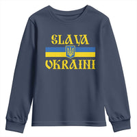 Ukraine Pride Slava Ukraini Youth Sweatshirt Vintage Ukrainian Flag