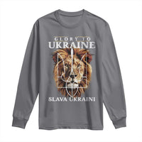 Glory To Ukraine Slava Ukraini Long Sleeve Shirt Lion King