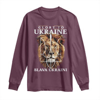 Glory To Ukraine Slava Ukraini Long Sleeve Shirt Lion King
