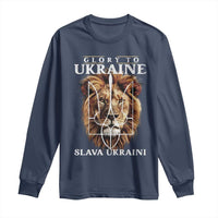 Glory To Ukraine Slava Ukraini Long Sleeve Shirt Lion King