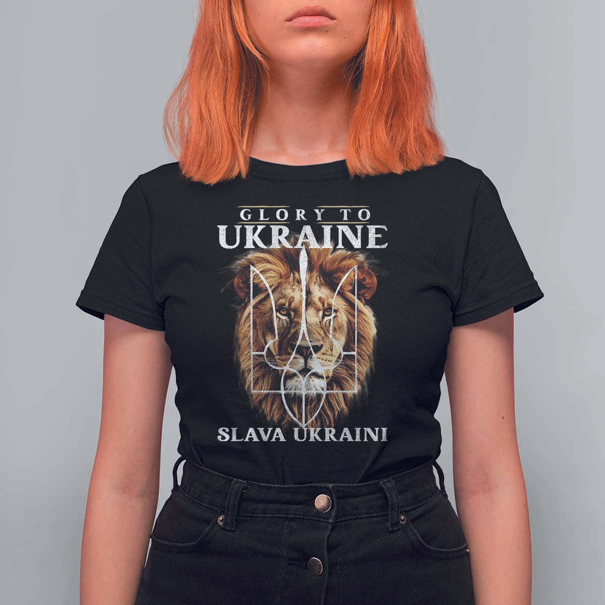 Glory To Ukraine Slava Ukraini T Shirt For Women Lion King