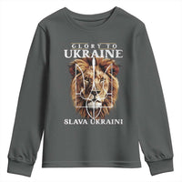 Glory To Ukraine Slava Ukraini Youth Sweatshirt Lion King