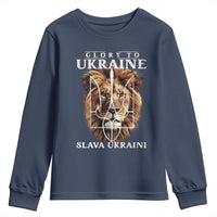 Glory To Ukraine Slava Ukraini Youth Sweatshirt Lion King