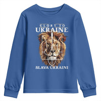 Glory To Ukraine Slava Ukraini Youth Sweatshirt Lion King