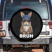 Funny Easter Bruh Bunny Sunglasses Meme Spare Tire Cover