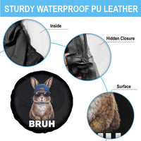 Funny Easter Bruh Bunny Sunglasses Meme Spare Tire Cover