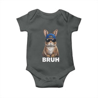 Funny Easter Bruh Bunny Sunglasses Meme Baby Onesie