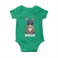 Funny Easter Bruh Bunny Sunglasses Meme Baby Onesie