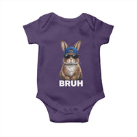 Funny Easter Bruh Bunny Sunglasses Meme Baby Onesie