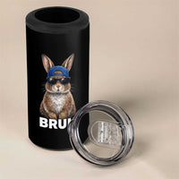 Funny Easter Bruh Bunny Sunglasses Meme 4 in 1 Can Cooler Tumbler