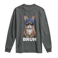 Funny Easter Bruh Bunny Sunglasses Meme Long Sleeve Shirt