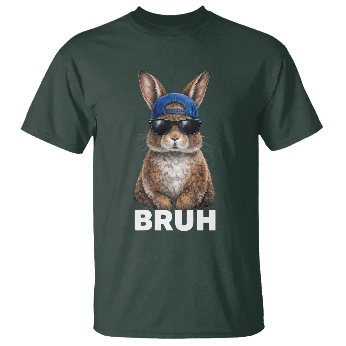 Funny Easter Bruh Bunny Sunglasses Meme T Shirt