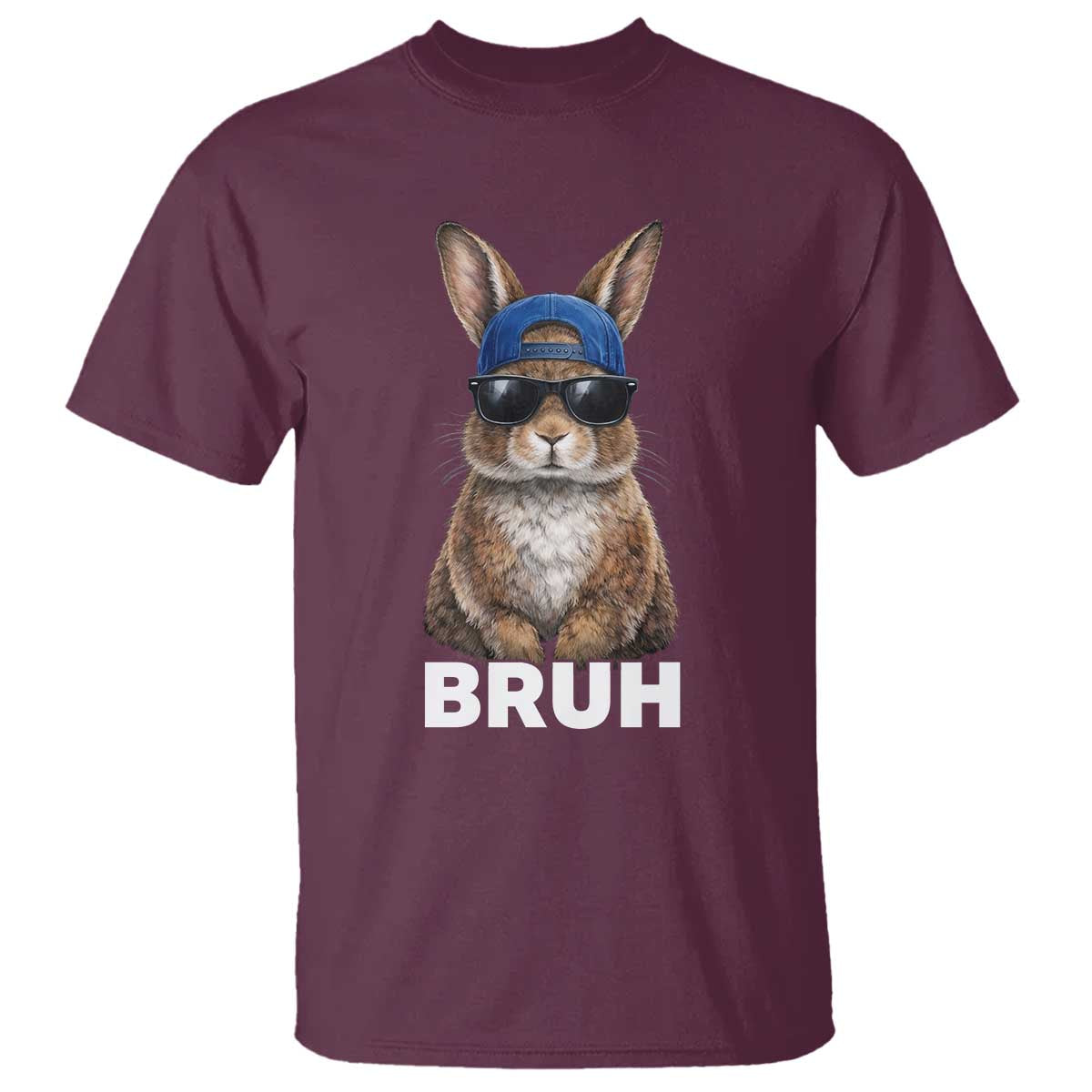Funny Easter Bruh Bunny Sunglasses Meme T Shirt