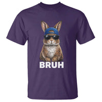 Funny Easter Bruh Bunny Sunglasses Meme T Shirt