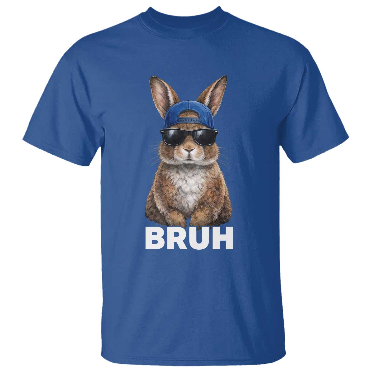 Funny Easter Bruh Bunny Sunglasses Meme T Shirt