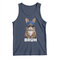 Funny Easter Bruh Bunny Sunglasses Meme Tank Top