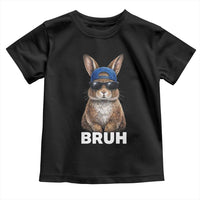 Funny Easter Bruh Bunny Sunglasses Meme Toddler T Shirt