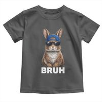 Funny Easter Bruh Bunny Sunglasses Meme Toddler T Shirt