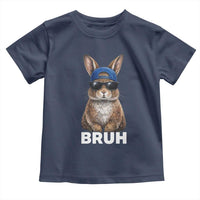 Funny Easter Bruh Bunny Sunglasses Meme Toddler T Shirt