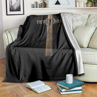 Christian Easter Resurrection Day Tetelestai Religious Cross Throw Blanket