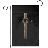 Christian Easter Resurrection Day Tetelestai Religious Cross Garden Flag