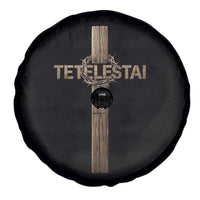 Christian Easter Resurrection Day Tetelestai Religious Cross Spare Tire Cover