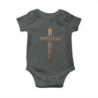 Christian Easter Resurrection Day Tetelestai Religious Cross Baby Onesie