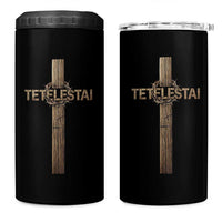 Christian Easter Resurrection Day Tetelestai Religious Cross 4 in 1 Can Cooler Tumbler