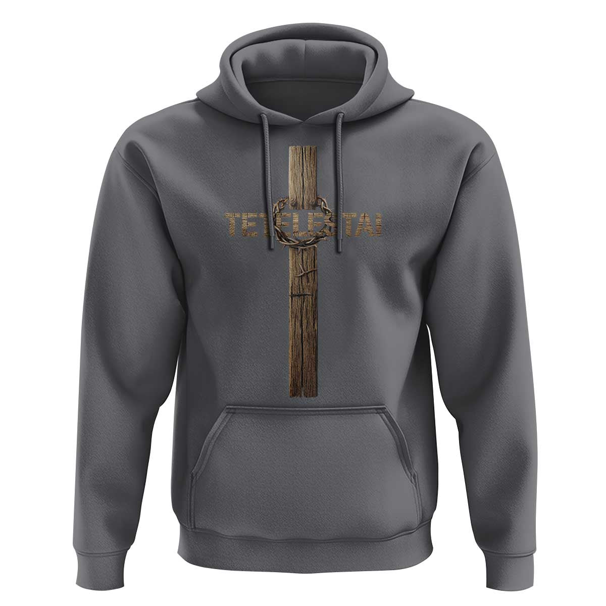 Christian Easter Resurrection Day Tetelestai Religious Cross Hoodie