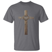 Christian Easter Resurrection Day Tetelestai Religious Cross T Shirt