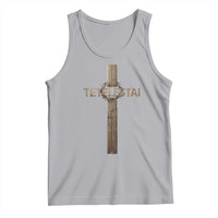 Christian Easter Resurrection Day Tetelestai Religious Cross Tank Top
