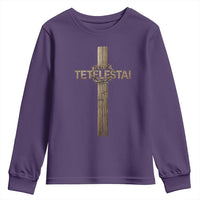 Christian Easter Resurrection Day Tetelestai Religious Cross Youth Sweatshirt