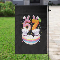 Funny Easter Day Bunny 67 Six Seven Meme Garden Flag