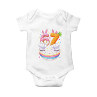 Funny Easter Day Bunny 67 Six Seven Meme Baby Onesie