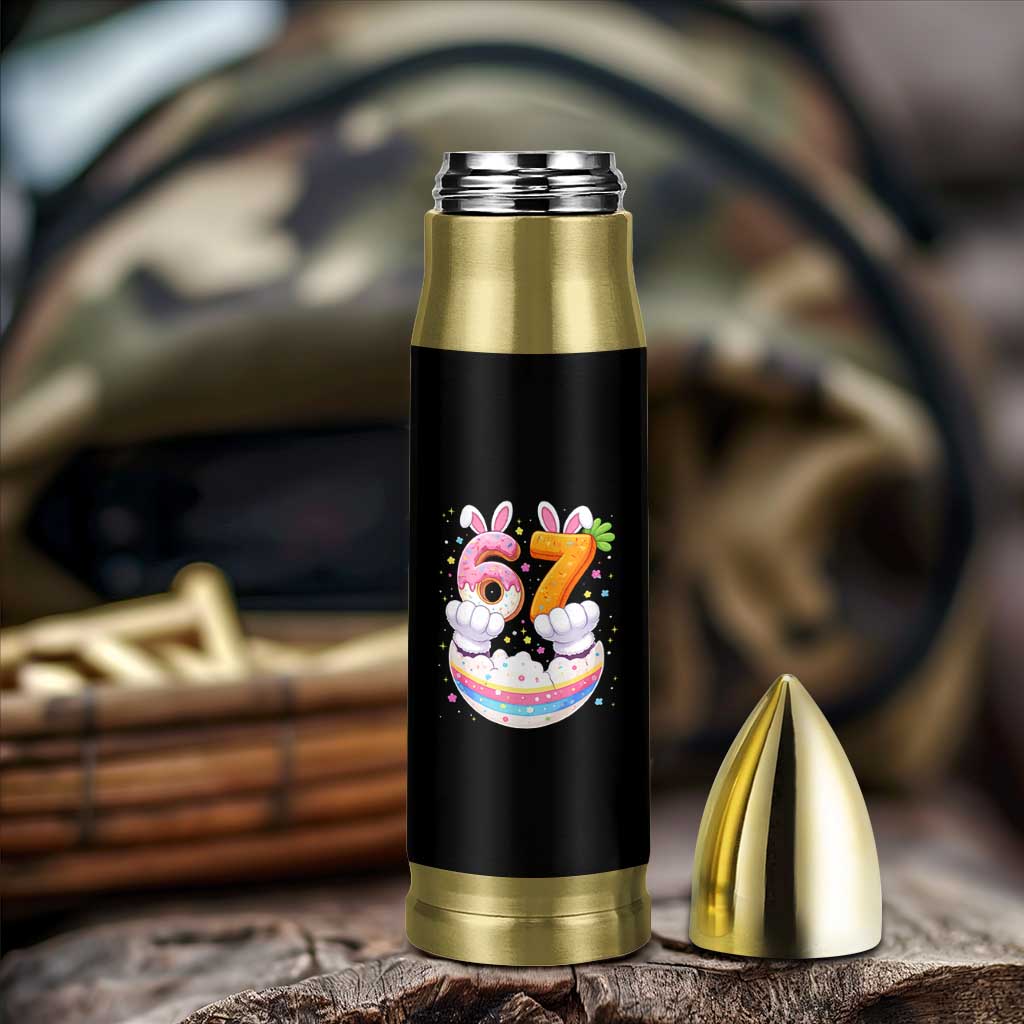 Funny Easter Day Bunny 67 Six Seven Meme Bullet Tumbler
