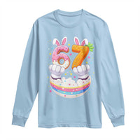 Funny Easter Day Bunny 67 Six Seven Meme Long Sleeve Shirt