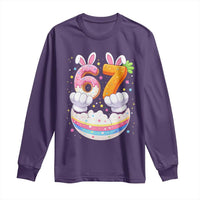 Funny Easter Day Bunny 67 Six Seven Meme Long Sleeve Shirt