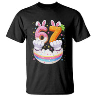 Funny Easter Day Bunny 67 Six Seven Meme T Shirt