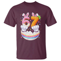 Funny Easter Day Bunny 67 Six Seven Meme T Shirt