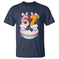 Funny Easter Day Bunny 67 Six Seven Meme T Shirt