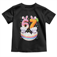 Funny Easter Day Bunny 67 Six Seven Meme Toddler T Shirt