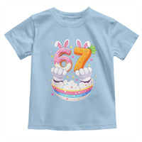Funny Easter Day Bunny 67 Six Seven Meme Toddler T Shirt