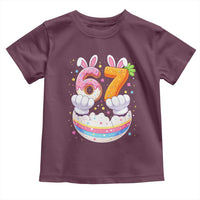 Funny Easter Day Bunny 67 Six Seven Meme Toddler T Shirt