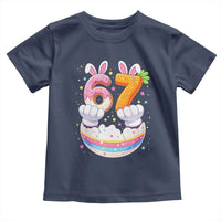 Funny Easter Day Bunny 67 Six Seven Meme Toddler T Shirt
