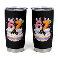 Funny Easter Day Bunny 67 Six Seven Meme Tumbler Cup