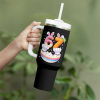 Funny Easter Day Bunny 67 Six Seven Meme Tumbler With Handle