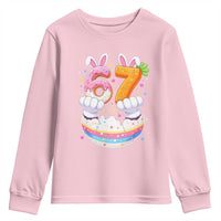 Funny Easter Day Bunny 67 Six Seven Meme Youth Sweatshirt