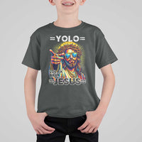 Funny Yolo Lol Jk BRB Christian Easter T Shirt For Kid Resurrection Jesus