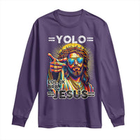 Funny Yolo Lol Jk BRB Christian Easter Long Sleeve Shirt Resurrection Jesus