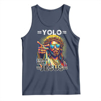 Funny Yolo Lol Jk BRB Christian Easter Tank Top Resurrection Jesus